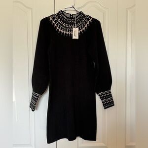 🇨🇦 NWT Hatley Blair Sweater dress - Black - size xs